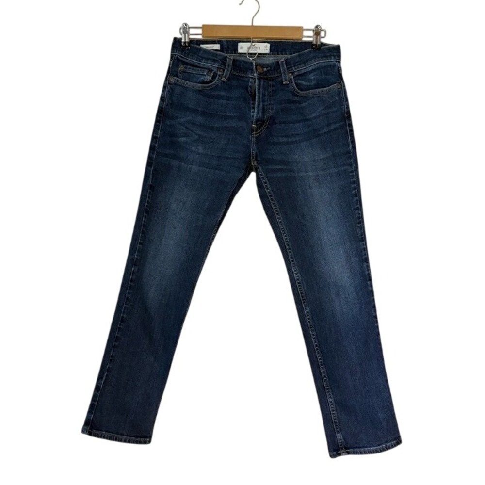 Women Jeans Hollister Dark Blue Skinny‎ Sz 31 X 30